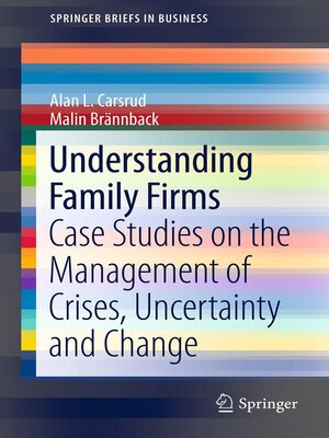 cover image of Understanding Family Firms